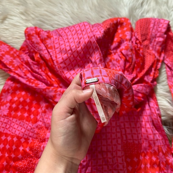 FREE PEOPLE Miki Mini Dress In Rose Combo - Picture 5 of 5